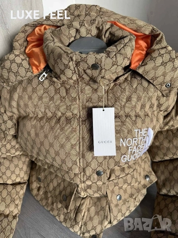 Дамско Зимно Яке ⚜️The North Face Gucci , снимка 2 - Якета - 52644131