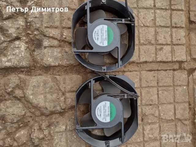 Аксиални вентилатори.