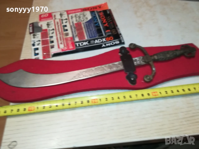 КОЛЕКЦИОНЕРСКИ МЕЧ 40СМ ОТ ФРАНЦИЯ 1610251909, снимка 6 - Антикварни и старинни предмети - 52078923