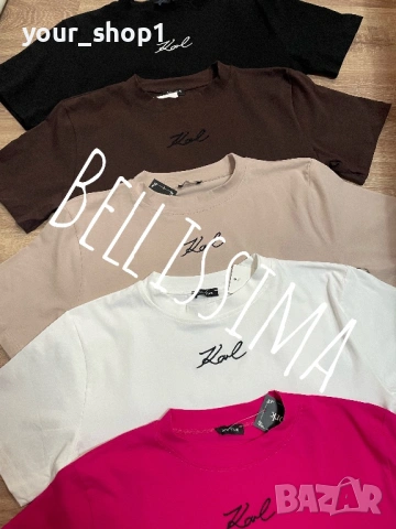 Karl Lagerfeld дамска тениска , снимка 3 - Тениски - 53606427