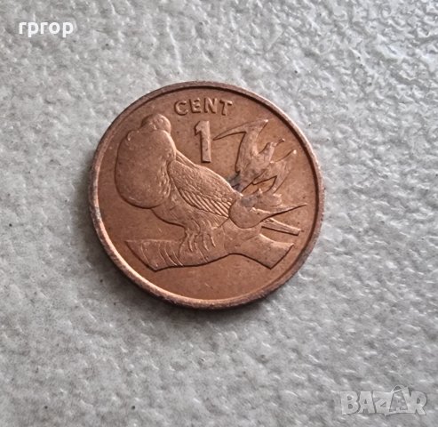 Монета. Кирибати. Австралия и Океания.  1 цент . 1979 г. Рядък.
