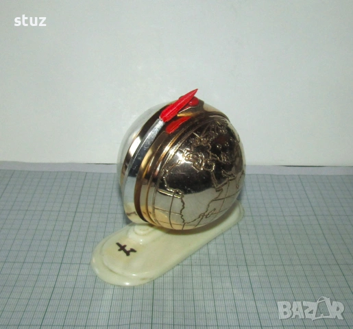 Будилник Слава "Спутник" (No:7), снимка 4 - Антикварни и старинни предмети - 53217469