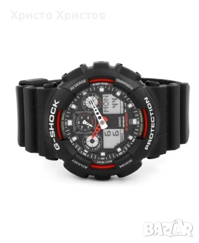 Новогодишна промоция!Мъжки часовник Casio G-Shock GA-100-1A4ER, снимка 3 - Мъжки - 41627950