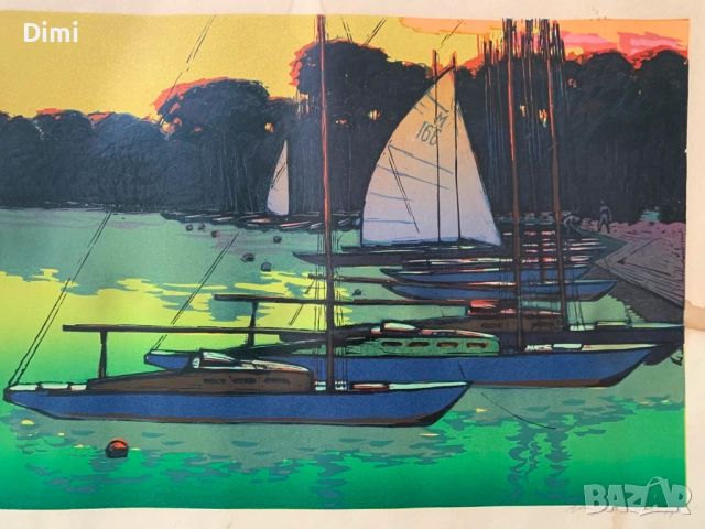 АНДРЕЙ МИРОШНИЧЕНКО Руски художник - офорт пейзаж/море , снимка 5 - Картини - 52814926