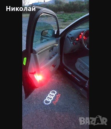 LED светлини за врата с лого на VW и за Audi модели до 2020, снимка 3 - Аксесоари и консумативи - 28316180