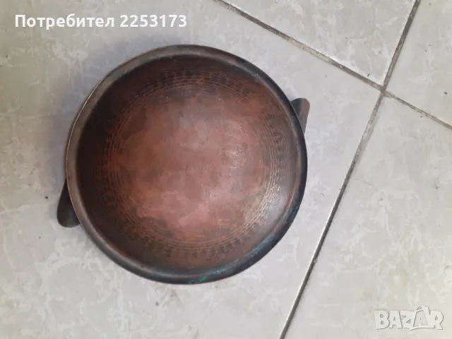 Стар меден пепелник, снимка 3 - Декорация за дома - 47449681