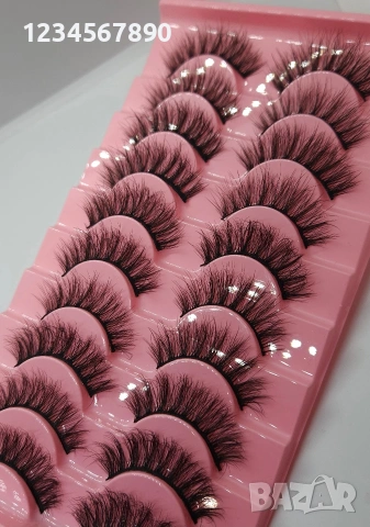 3D Мигли 10 чифта в кутия, снимка 3 - Други - 53061334