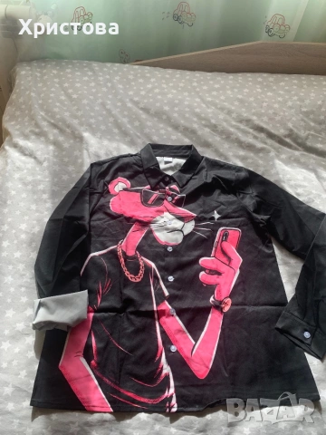 Риза с Розовата пантера, снимка 5 - Ризи - 53486215