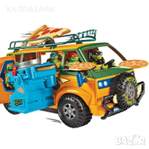 TMNT Костенурка Нинджа "Пълен Хаос" Камион Пица Ван 83468, снимка 7 - Коли, камиони, мотори, писти - 41803916