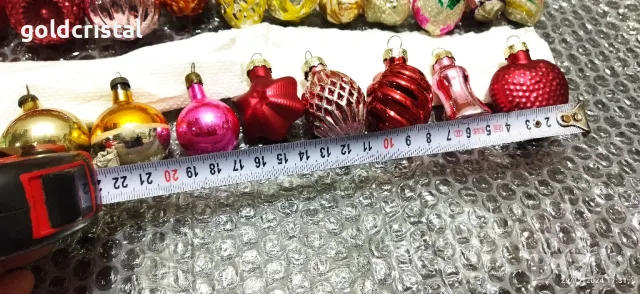 Новогодишна коледна играчка стъклен връх, снимка 10 - Антикварни и старинни предмети - 36241106