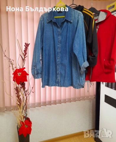 Дамска дънкова риза 