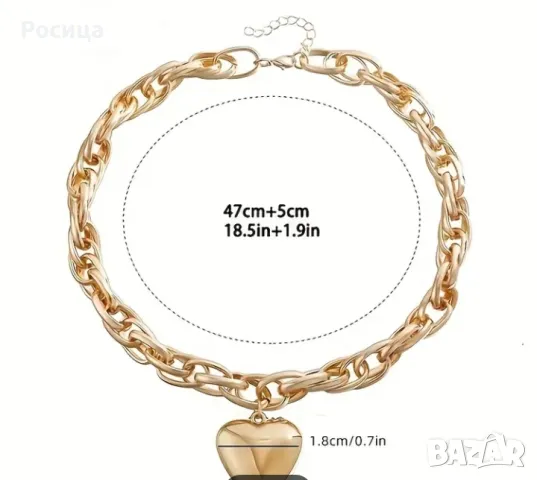 Колие не е сребро доставка до 6 дни., снимка 5 - Колиета, медальони, синджири - 50287888