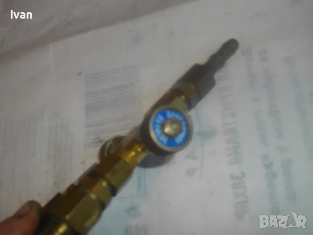 НОВ НЕМСКИ ТРОЙНИК ЩУЦЕР ТРОЕН РАЗКЛОНИТЕЛ ЗА КИСЛОРОД ЗА ОКСИЖЕН МАСИВЕН БРОНЗОВ ГОЛЯМ 21см, снимка 4 - Други инструменти - 48317861