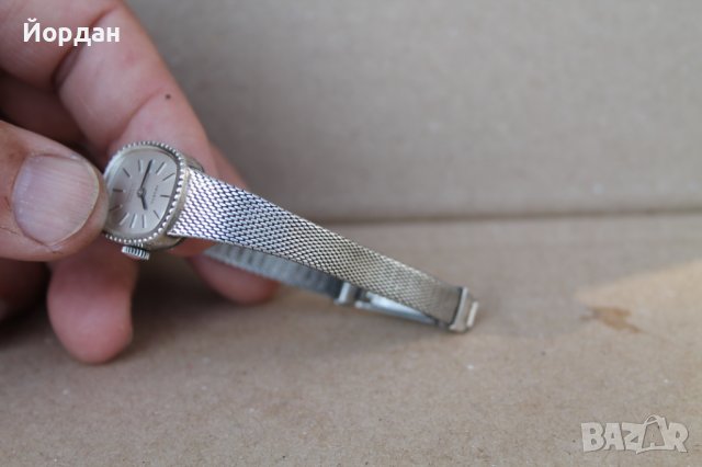 Дамски сребърен часовник ''Receda'' 17 камъка, снимка 14 - Дамски - 41470952