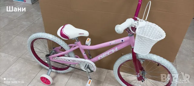 Детски велосипед Dech, 20”, V-brake спирачка и контра, Розов, снимка 5 - Детски велосипеди, триколки и коли - 49462760