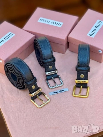 колани от естествена кожа в кутия miu miu 