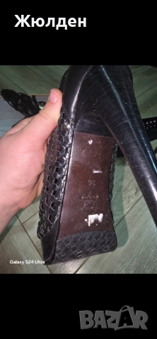 дамски обувки на ток, снимка 6 - Дамски обувки на ток - 52860259