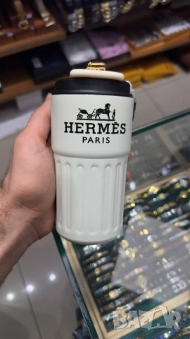 Термос за кафе чай вода Различни цветове 🌈 Термос с джобен размер 300мл hermes versace  