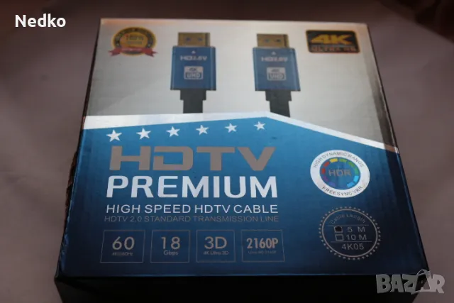 кабел HDMI 5 метра 4K
