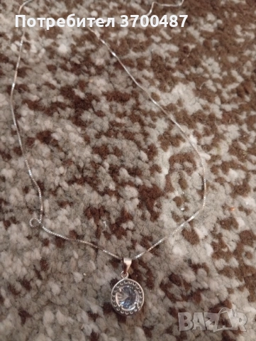 сребърно колие, снимка 4 - Колиета, медальони, синджири - 53415681