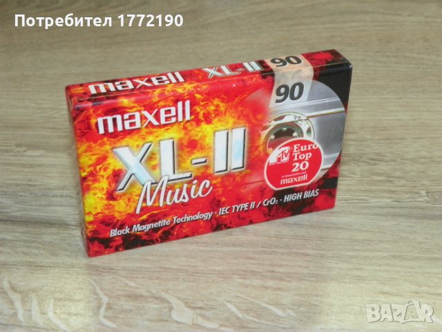 Аудио касета MAXELL XL-II 90 хромдиоксид (TYPE II), снимка 1