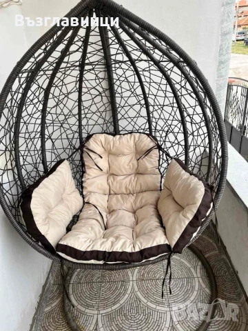 Възглавници за люлка яйце по поръчка , снимка 3 - Градински мебели, декорация  - 50836832