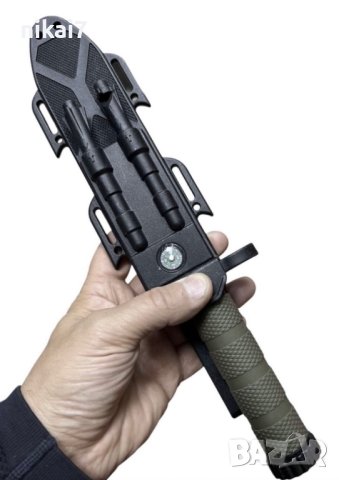 ловен НоЖ тактическият+компас+кремък+точило Columbia USA за оцеляване, снимка 9 - Ножове - 41771378