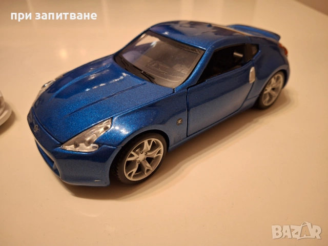 Nissan Skyline R34 GT-R , 1/24 Burago и Nissan 370 Z, 1/24  Maisto, снимка 18 - Колекции - 50533766