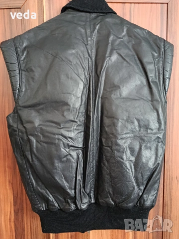 Рокерско елече естествена кожа размер S, снимка 4 - Други - 53733824