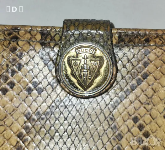GUCCI оригинално портомоне ПИТОН, снимка 6 - Портфейли, портмонета - 50360798