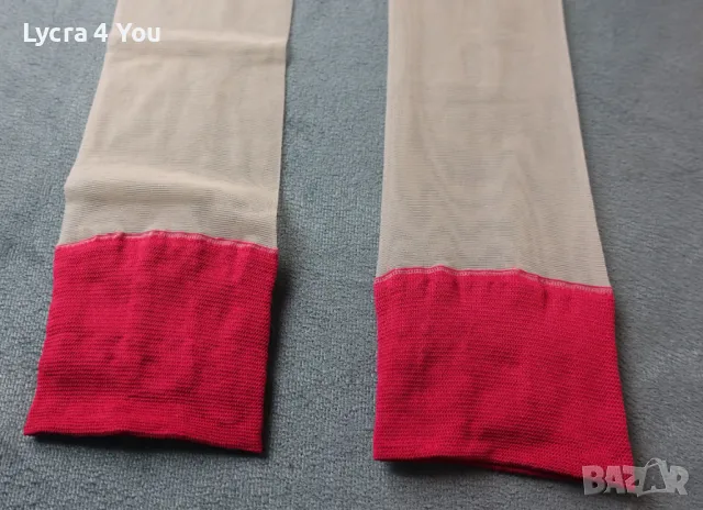 S/M дамски тънки чорапи 12 ден с червена широка лента, снимка 9 - Бельо - 47625688