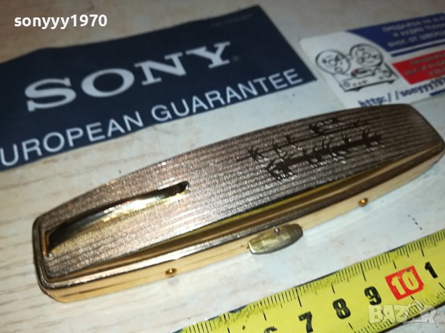 ЗЛАТНА МЕТАЛНА КУТИЙКА ОТ ФРАНЦИЯ 2908231632, снимка 13 - Антикварни и старинни предмети - 42012146