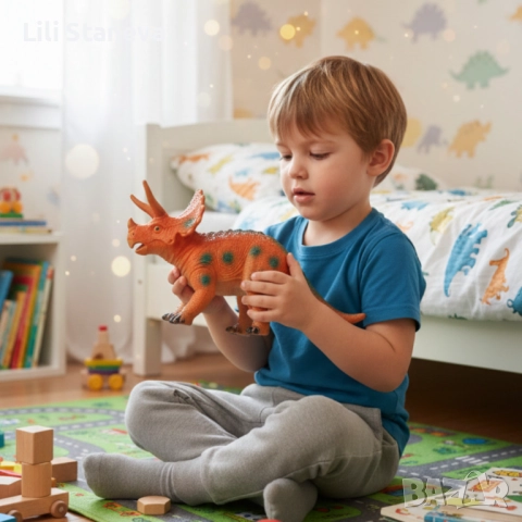 Детски комплект фигурки динозаври със звук – DINOSAUR ERA 6 броя., снимка 8 - Други - 52584041