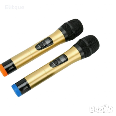 Комплект от 2бр безжични микрофони с дисплей,WVNGR WG-200II, снимка 2 - Друга електроника - 52840360