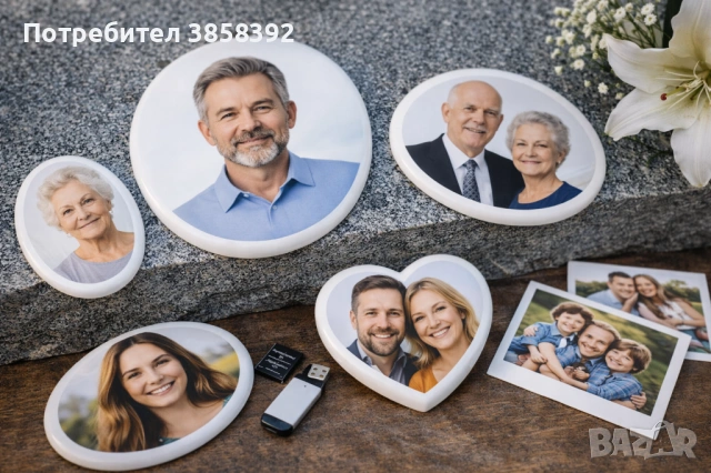 Порцеланови снимки за надгробни плочи и паметници – изработка по снимка | Fotomara София