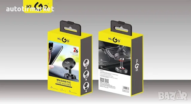 Стойка за телефон магнитна KLGO Z6 – T381, снимка 2 - Аксесоари и консумативи - 56054551