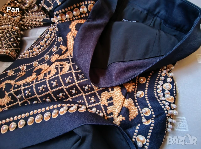 Перлена мини рокля Daya с едно рамо / Bellabarnett / Bella Barnett （BB), снимка 13 - Рокли - 50742276