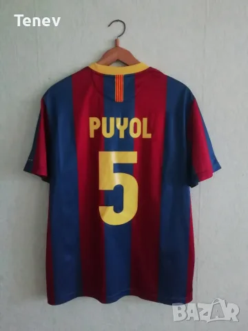 Barcelona Puyol Nike 2010-2011 оригинална тениска фланелка Барселона Карлес Пуйол
