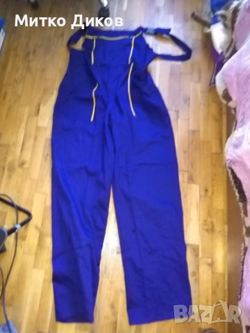 Работен панталон с тиранти- ластик в ханша нов размер ХЛ, снимка 7 - Панталони - 44405470