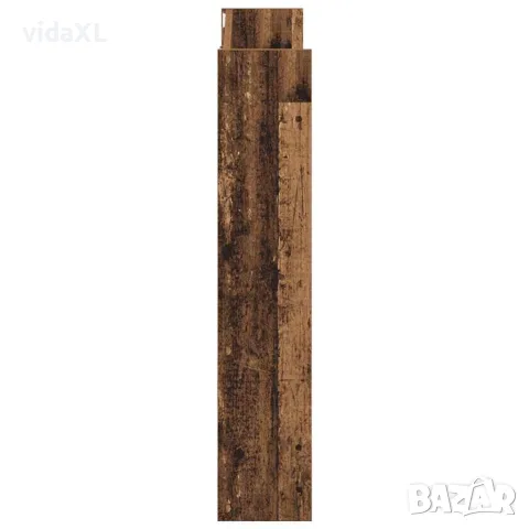 vidaXL Стенен шкаф за обувки от старо дърво 80x18x90 cm, снимка 6 - Шкафове - 56148229
