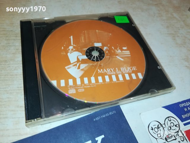 MARY J.BLIGE CD 1209231721, снимка 3 - CD дискове - 42167492