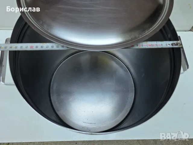 Неръждаем 40 л. иноксов казан, снимка 3 - Съдове за готвене - 55849272