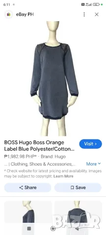 Boss оригинална дамска рокля М , снимка 10 - Рокли - 48313276