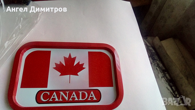 Страхотен метален поднос Канада нов, снимка 2 - Колекции - 36184657