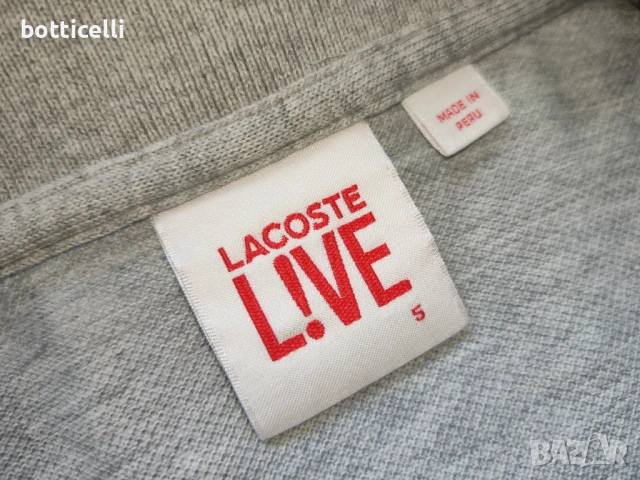 Lacoste LIVE! Cotton Polo Shirt Mens -M- оригинална мъжка тениска , снимка 5 - Тениски - 51085745