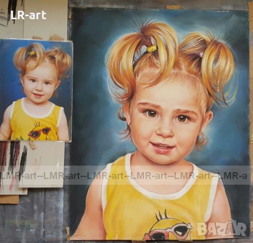 Портрети с пастели , ръчно рисувам от снимка