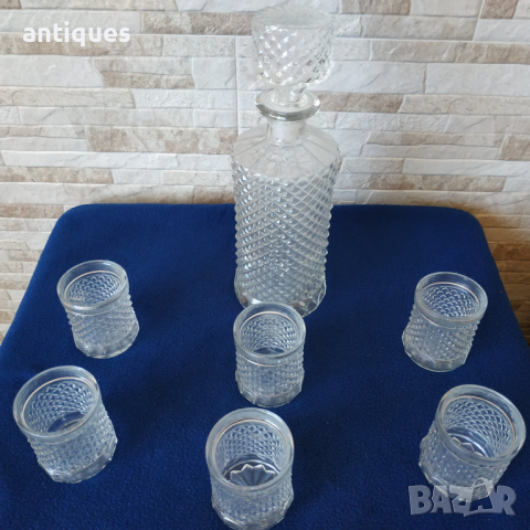 Чисто нов сервиз за вино - 7 части - Завод Китка, снимка 5 - Сервизи - 36345107