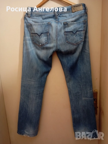 Винтидж автентични оригинални дънки Diesel Larkee размер W31 L30, снимка 9 - Дънки - 51720176
