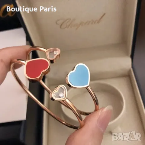 Chopard Happy Hearts гривна, снимка 3 - Гривни - 50044384