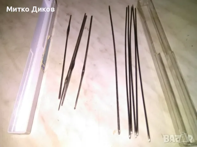 Игли за плетене 4бр х145мм и 6бр по 185мм, снимка 2 - Други - 50169222